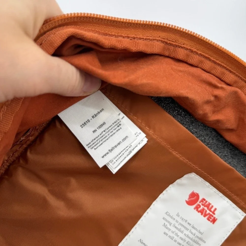 Fjallraven Kanken‎ Backpack Orange Classic School Bag Gorpcore **READ***